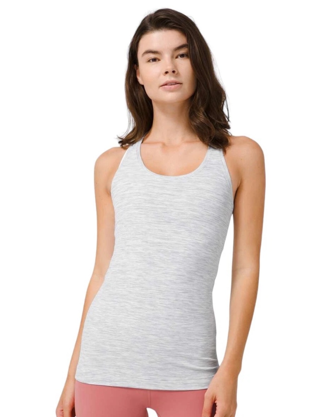 lululemon athletica Light Gray Racerback Tank